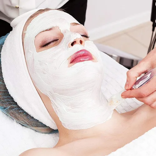 Miniatura 5 de Diadema elástica blanca del balneario del paño, paquete de 8 cabezas faciales Banda facial para la cabeza, lavable, diadema de maquillaje, cinta