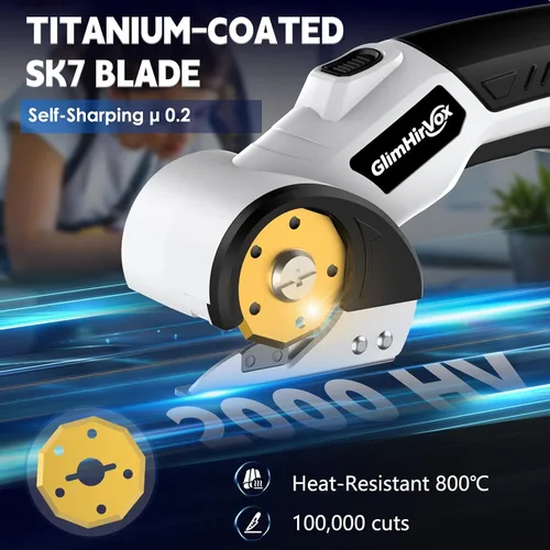 Miniatura 3 de Cortador de cajas eléctrico para cartón, tijeras eléctricas inalámbricas de 4.2 V de hasta 1/4 pulgadas, cortador de cartón inalámbrico con 2