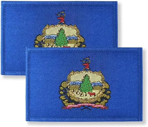 Miniatura 3 de Overdecor Parche de bandera de Georgia - Parches militares tácticos - Cierre de velcro, paquete de 2