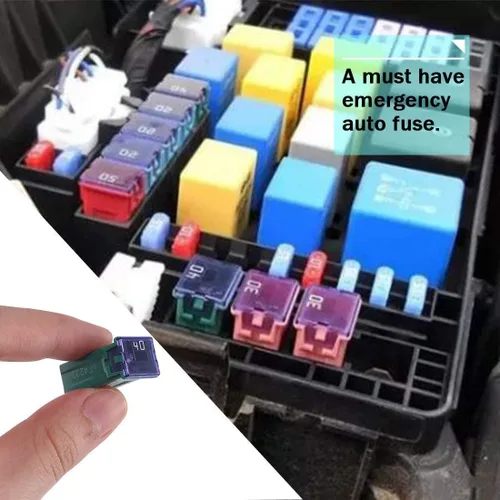 Miniatura 4 de Kit de fusibles JCASE de 10 piezas de perfil alto/estándar de 30 Amp para camionetas Ford, Chevy/GM, Nissan y Toyota, coches y SUV