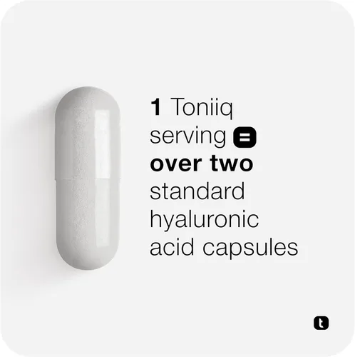Miniatura 6 de Toniiq Suplementos de ácido hialurónico - Probado en laboratorio 95% de pureza ultra alta - Fermentado y biodisponible con vitamina C - Probado