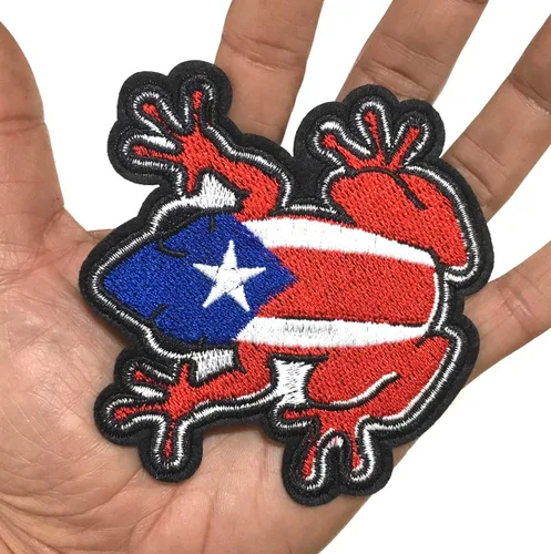 Parche para planchar con bandera de Puerto Rico Boricua Puerto Rico PR Quality Design Accesorio Ropa Jeans Mochilas Camisa, Sombreros Chaquetas