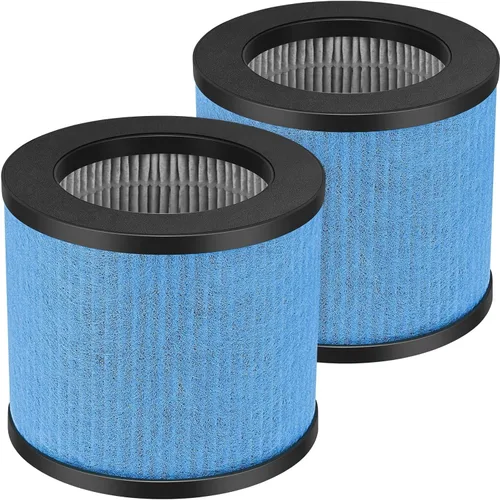 TPAP002 Filtro de repuesto 3 en 1 actualizado compatible con TOPPIN TPAP002 Purificador de aire Comfy Air C1, parte #TPFF002, paquete de 2