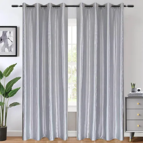 Miniatura 9 de WUBODTI - Cortinas opacas 100% crema para dormitorio o sala de estar de 84 pulgadas de largo, 2 paneles, cortinas modernas de aislamiento térmico