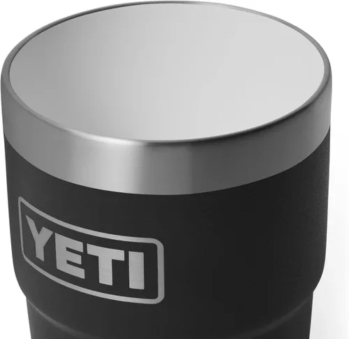 Miniatura 5 de YETI Rambler Taza de café aislada de 8 onzas con tapa, taza de café apilable de doble pared aislada al vacío, forro de cerámica DuraSip, diseño apto