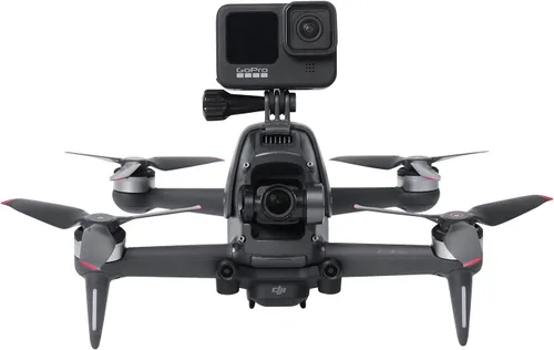Miniatura 6 de Soporte adaptador de montaje compatible con DJI FPV Soporte de montaje Searchlight Gopro Pocket 2 Cámara Drone Accesorios