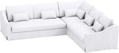 Farlov - Funda de repuesto para sofá esquinero de 5 asientos para el lado derecho más largo cuando estás sentado (no mirando), compatible con IKEA