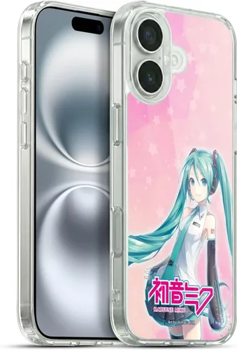 Miniatura 145 de Head Case Designs Licencia Oficial Hatsune Miku Gráficos Lindos Carcasa de Gel [Protección de Grado Militar] Compatible con Apple iPhone 7
