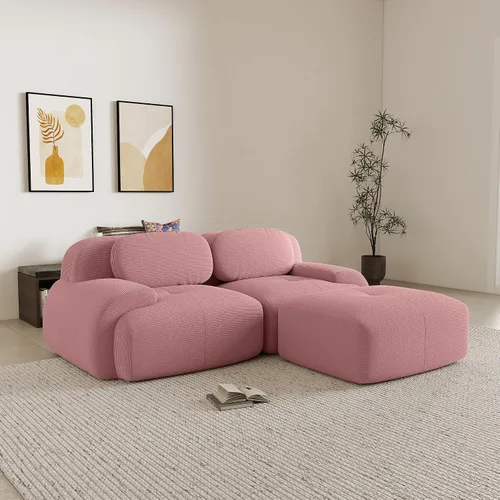 Miniatura 106 de Sofás seccional modular de 80" sin huesos modernos para sala de estar, juego de sofás comprimidos de 2 plazas con asiento profundo, sin necesidad