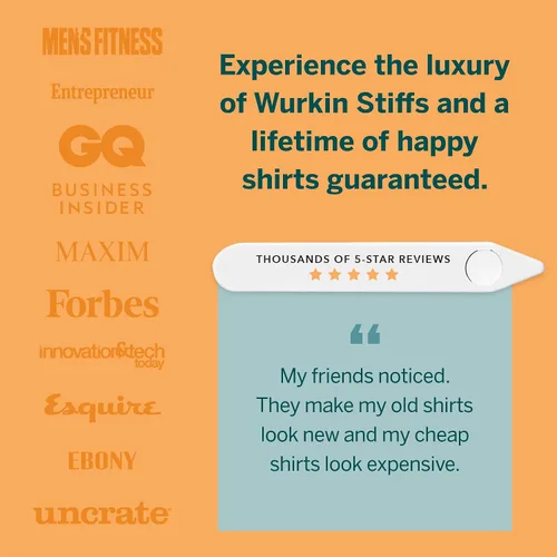 Miniatura 7 de Würkin Stiffs Varillas Magnéticas de Plástico para Cuello Como se Vio en Shark Tank Insertos de Cuello Stiff-N-Stays