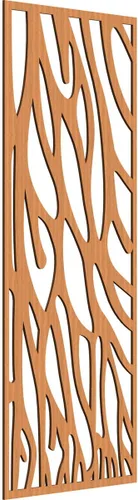 Miniatura 83 de 9 3/8"W x 24 3/8"H x 1/4"T Bristol Decorativos Paneles de Pared de Madera Calado, Cereza