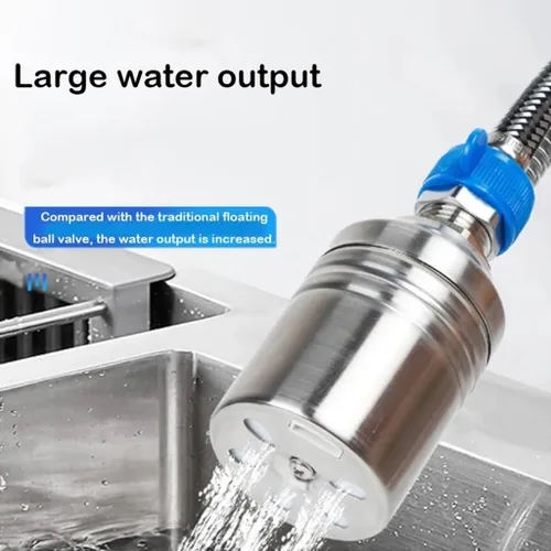 Miniatura 5 de Float Valve, 1pcs 304 Stainless Steel Floating Ball Valve Automatic Water Level Control 1/2" 3/4" 1" Tank Tower Shutoff(0.5 Inch)