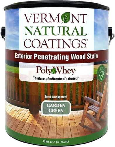 Miniatura 23 de Vermont Natural Coatings PolyWhey - Tinte penetrante exterior - marrón bellota - cuarto de galón marrón (Acorn Brown)