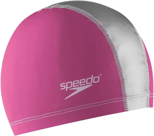 Miniatura 2 de Speedo Gorra de natación de silicona de ajuste elástico Negro/Plateado