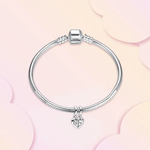 Miniatura 2 de Annmors Family Charm Love your Dad Mon Sister Infinity Charm fits Bracelets, 925 Sterling Silver-Lucky Charm for Woman Pendant Bead, Jewelry Beads