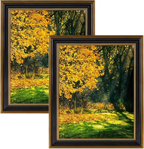 Miniatura 9 de marco de fotos de 16x20 pulgadas sin paspartú para póster/foto/impresión de 16x20, pantalla de montaje en pared de vidrio real resistente a roturas