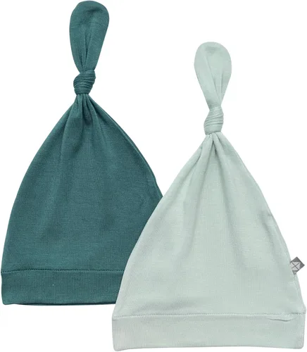 KYTE BABY Gorro de bebé de rayón de bambú orgánico Gorros de nudos súper suaves disponibles en patrón y colores sólidos 2 unidades
