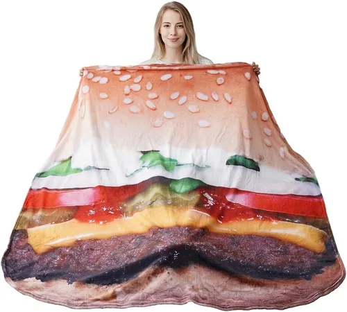 Miniatura 11 de BATTILO HOME - Manta redonda de franela suave y cómoda de 59 pulgadas con diseño de galleta de chispas de chocolate para adultos y niños, mantas