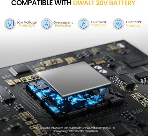 Miniatura 4 de Bomba de transferencia de agua sin escobillas compatible con batería Dewalt 20V (solo herramienta), 720GPH Bomba de agua inalámbrica sumergible