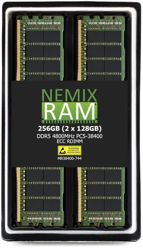 Miniatura 22 de NEMIX RAM Kit de memoria de servidor registrado DDR5 4800MHZ PC5-38400 1Rx4 1.1V CL40 288-PIN ECC RDIMM compatible con ASUS 2U4N Servidor
