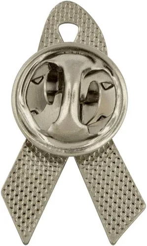 Miniatura 16 de PinMart Awareness - Pin de solapa esmaltado – Pin de cinta chapado en níquel y oro – Cinta de prevención y conciencia – Broche de joyería con parte