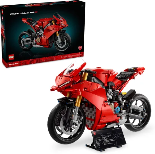 LEGO Technic Ducati Panigale V4 S Juego de Construcción de Motocicleta - Set de Construcción para Adultos, Hombres y Mujeres, Edades 18+ - Regalo