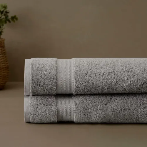 Miniatura 9 de Fabdreams Juego de toallas de baño 100% algodón orgánico de 2 piezas 700 g/m² Toallas extra grandes ultra suaves, suaves y absorbentes, duraderas