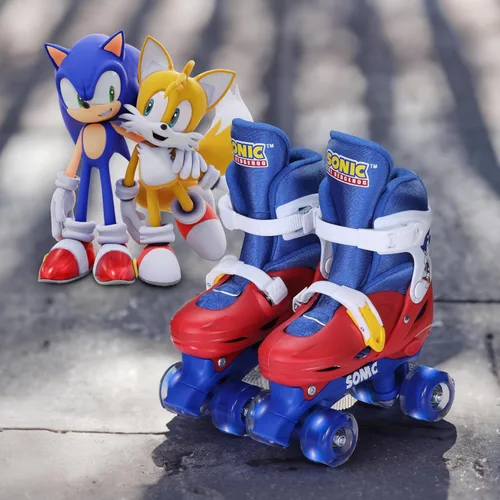 Miniatura 5 de Barbie - Patines de ruedas 2 en 1 para niños, se transforman de quads a patines en línea, botas rígidas duraderas, ruedas LED para quads e