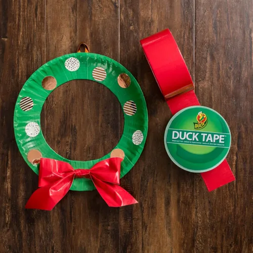 Miniatura 5 de Duck Brand Cinta adhesiva para conductos impresa con diseño de cuadros, 6 rollos (280410_C)