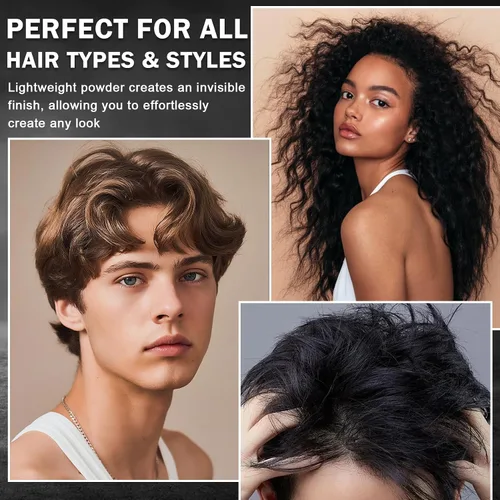 Miniatura 6 de Polvo de peinado para hombres y mujeres, ligero y voluminizador para textura del cabello en aerosol con acabado mate, polvo texturizador