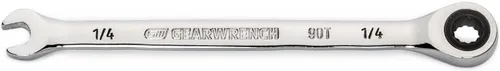 Miniatura 15 de GEARWRENCH Llave combinada de trinquete de 12 puntos con arco oscilante de 4 grados de 1/2" - 86945 (paquete de 2)
