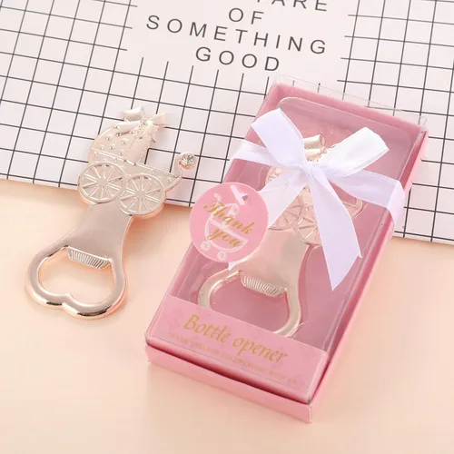 Miniatura 5 de 15 piezas de abrebotellas para baby shower, recuerdos de fiesta en forma de carrige para invitados, lindos suministros de fiesta, regalo para Rosa