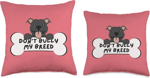 Miniatura 3 de jovy fits Don't Pit Bull and Bully Breed Lover - Almohada de regalo, 16 x 16 pulgadas, multicolor