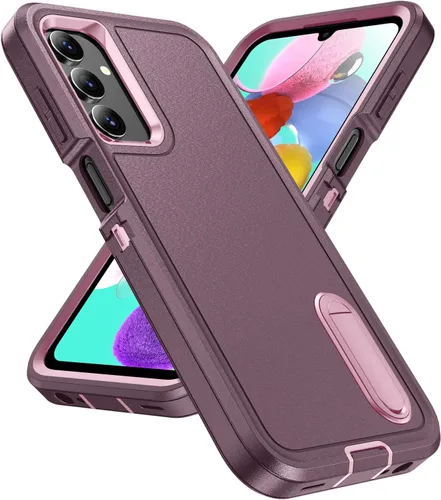 Miniatura 31 de IDweel Funda rígida para Samsung Galaxy A16 5G de 6.7 pulgadas, resistente a los golpes, antiarañazos, ajuste delgado, ligera, duradera, con función