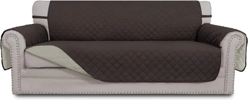 Miniatura 214 de Easy-Going - Funda para sofá, futón y sillón sin reposabrazos, reversible, resistente al agua, para mascotas y niños (azul oscuro/azul claro)