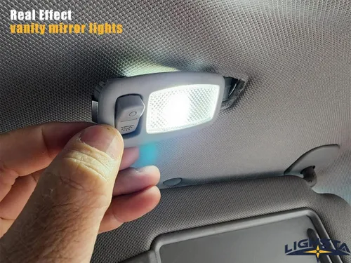 Miniatura 5 de Kit de 10 Piezas de Luces LED Blancas Super Brillantes para Interior para Kia Optima K5 2011 2012 2013 2014 2015 + Luces de Matrícula y Herramienta