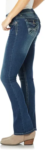 Miniatura 3 de WallFlower Pantalones de mezclilla para mujer Legendary Bootcut Insta Stretch Juniors (estándar y Plus)