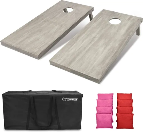 Miniatura 9 de GoSports Juego de tablas de cornhole de madera de tamaño reglamentario de 4 x 2 pies, incluye funda de transporte y bolsas de frijoles