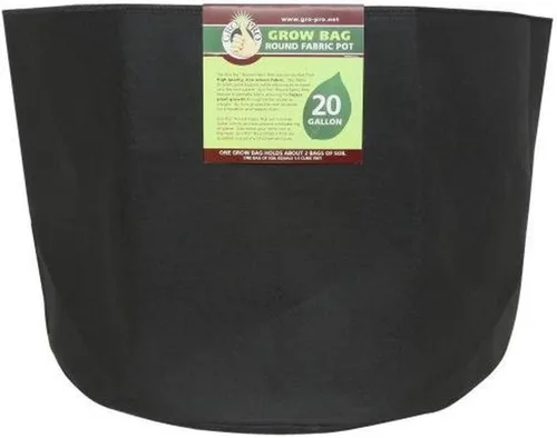 Miniatura 15 de Gro Pro Maceta redonda de tela prémium de 1 galón, color negro