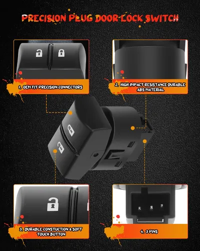 Miniatura 5 de OE 15777136 22721758 Interruptor de control de ventana principal Interruptor de ventana eléctrico compatible con 2005-2010 para Chevy Cobalt