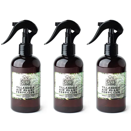 Miniatura 8 de Cute Farms Tillandsia Fertilizante para plantas de aire, fórmula suave de uso semanal, alimento vegetal Nutrientes formulados para plantas de aire