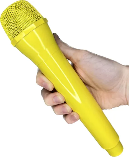 Miniatura 9 de Micrófono falso para sincronización de labios, disfraces, fotos, conciertos, festivales, juegos de simulación y mucho más (negro)