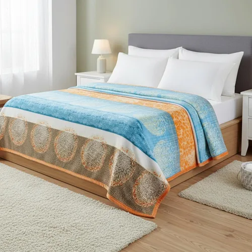 Miniatura 16 de DaDa Bedding - Manta de franela de visón sintético, estilo victoriano, vintage, susurrante, crepúsculo, sedosa, suave, lujosa, brillante, a rayas