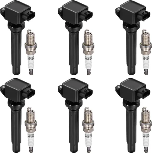 Miniatura 56 de BDFHYK Paquete de Bobina de Encendido UF350 y Bujías de Iridio 4505 Compatibles con Nissan 2002-2006 Altima 2002-2006 Sentra L4 2.5L Juego de 4