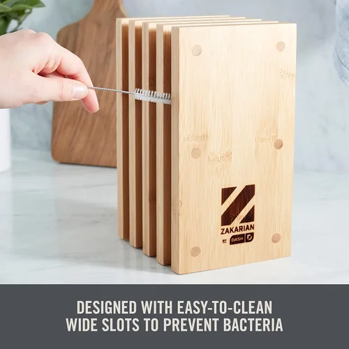 Miniatura 3 de Zakarian by Dash - Juego de cuchillos de cocina de 11 piezas con bloque, cubiertos forjados de acero inoxidable alemán con bloque magnético