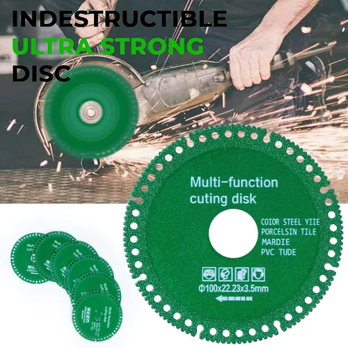 Miniatura 2 de Disco indestructible para amoladora, rueda de corte de sierra de diamante, amoladora angular, herramienta giratoria de corte de azulejos de vidrio
