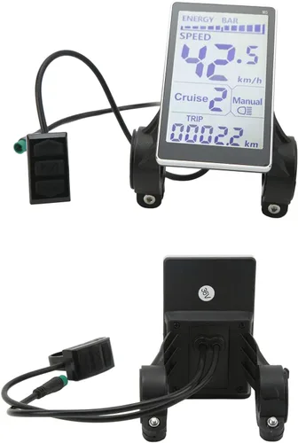 Miniatura 9 de Pantalla de panel LCD M5, pantalla LCD EBike, Medidor LCD de bicicleta eléctrica 5 pines 24V 36V 48V 60V Universal E Scooter M5 Pantalla de panel