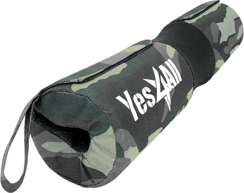 Miniatura 10 de Yes4All Ergonomic Foam Bar Pad, Olympic Barbell Squat & Neck Pad for Squats, Hip Thrusts & Weight Lifting Bar B. Almohadilla de barra