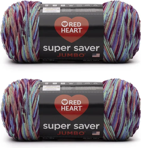 Miniatura 82 de Red Heart Super Saver Jumbo Ovillo de lana, Amatista