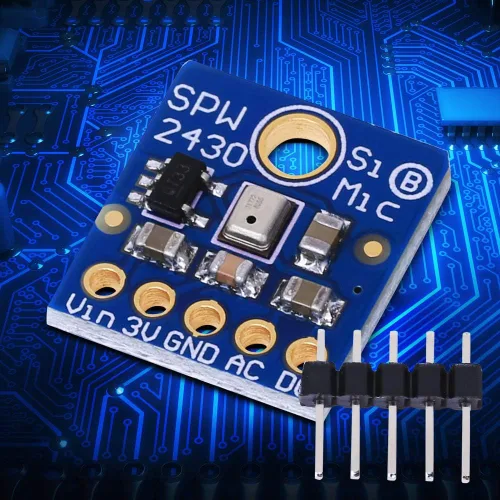 Miniatura 6 de Módulo de sensor de sonido, módulo de sensor de detección de sonido, micrófono MEMS de silicio Sensor de micrófono de sonido de alta sensibilidad